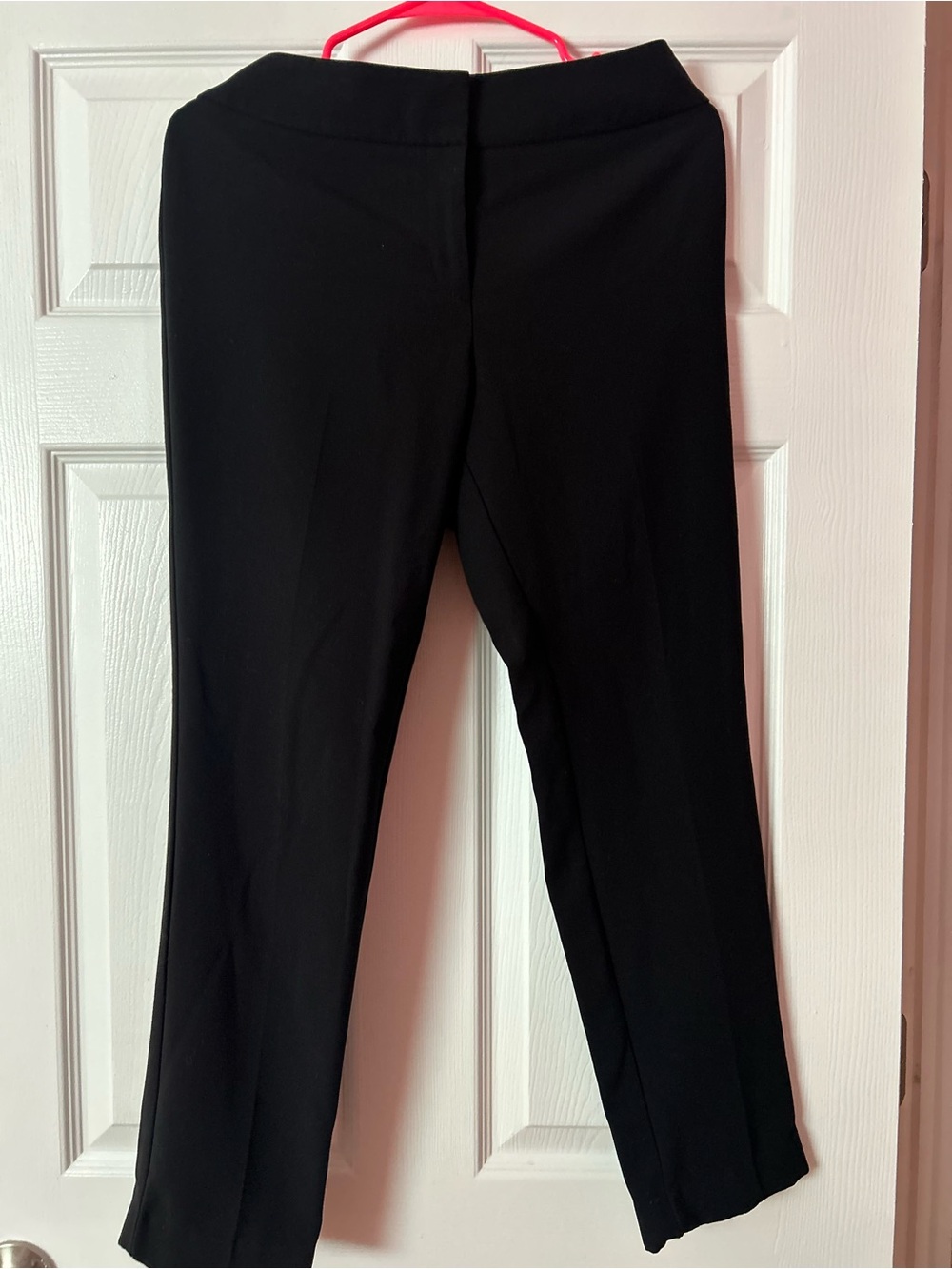 Ann Taylor Black Straight-Leg Dress Pants